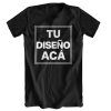 remera personalizada negra ilustrativa estampa frente adultos - FL Fábrica de Ropa